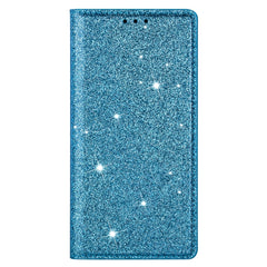 Ultrathin Glitter Magnetic Horizontal Flip Leather Case with Holder & Card Slots, For iPhone 14, For iPhone 14 Max, For iPhone 14 Pro, For iPhone 14 Pro Max