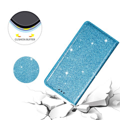 Ultrathin Glitter Magnetic Horizontal Flip Leather Case with Holder & Card Slots, For iPhone 14, For iPhone 14 Max, For iPhone 14 Pro, For iPhone 14 Pro Max