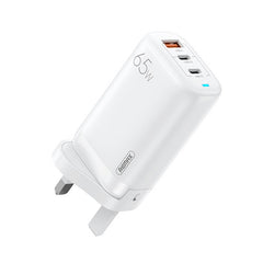 REMAX RP-U55 Territory Series 65W USB+Dual USB-C / Type-C Interface Fast Charger, EU Plug, UK Plug, CN Plug