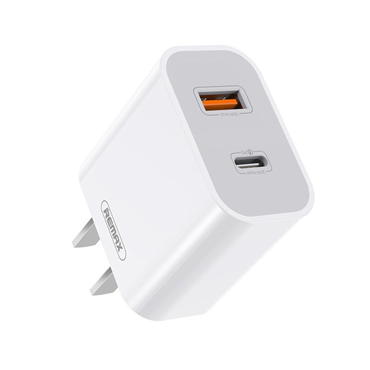 REMAX RP-U68 Speedy Series 20W USB+USB-C/Type-C Interface Fast Charger, CN Plug, EU Plug, UK Plug, US Plug