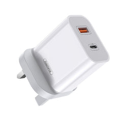 REMAX RP-U68 Speedy Series 20W USB+USB-C/Type-C Interface Fast Charger, CN Plug, EU Plug, UK Plug, US Plug