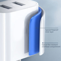 REMAX RP-U35 Jane Series 2.1A Dual USB Port Fast Charger Set, 8 Pin, Micro USB, USB-C/Type-C