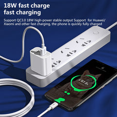 REMAX RP-U68 20W USB+USB-C/Type-C Dual Interface Fast Charger Set, CN Plug, EU Plug, UK Plug, US Plug