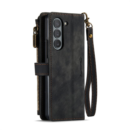 CaseMe C30 Multifunctional Card Slots Zipper Phone Leather Phone Case, For Samsung Galaxy Z Fold6 5G, For Samsung Galaxy Z Fold5, For Samsung Galaxy Z Fold4 5G