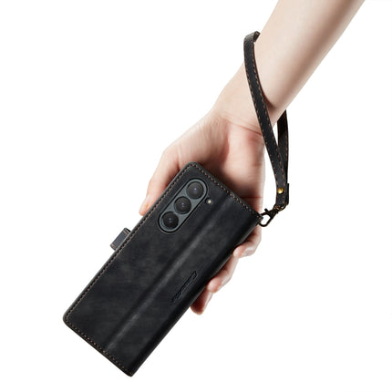 CaseMe C30 Multifunctional Card Slots Zipper Phone Leather Phone Case, For Samsung Galaxy Z Fold6 5G, For Samsung Galaxy Z Fold5, For Samsung Galaxy Z Fold4 5G