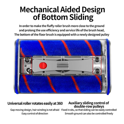Double Roller Brush Universal Electric Floor Brush