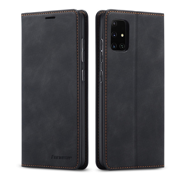 Forwenw Dream Series Oil Edge Strong Magnetism Horizontal Flip Leather Case with Holder & Card Slots & Wallet & Photo Frame, For Galaxy A51, For Galaxy A71, For Xiaomi Redmi Note 8 Pro, For Xiaomi Redmi Note 8, For Galaxy S20, For Galaxy S20 Plus