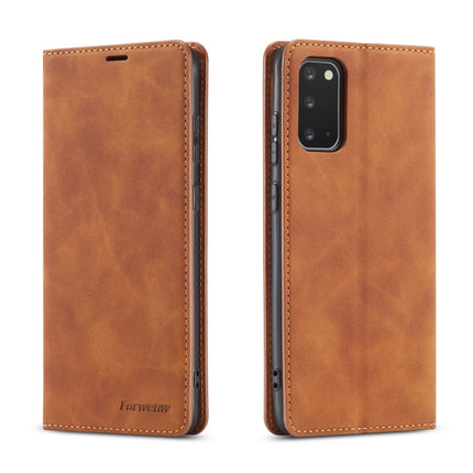 Forwenw Dream Series Oil Edge Strong Magnetism Horizontal Flip Leather Case with Holder & Card Slots & Wallet & Photo Frame, For Galaxy A51, For Galaxy A71, For Xiaomi Redmi Note 8 Pro, For Xiaomi Redmi Note 8, For Galaxy S20, For Galaxy S20 Plus