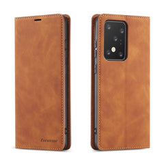 Forwenw Dream Series Oil Edge Strong Magnetism Horizontal Flip Leather Case with Holder & Card Slots & Wallet & Photo Frame, For Galaxy S20 Ultra