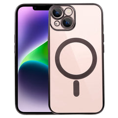 MagSafe Electroplating Straight TPU Phone Case, For iPhone 14, For iPhone 14 Plus