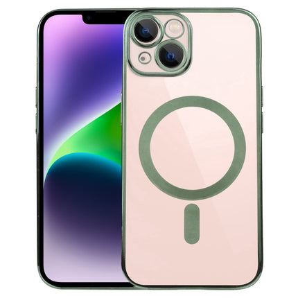 MagSafe Electroplating Straight TPU Phone Case, For iPhone 14, For iPhone 14 Plus