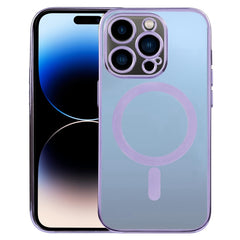 MagSafe Electroplating Straight TPU Phone Case, For iPhone 14, For iPhone 14 Plus, For iPhone 14 Pro