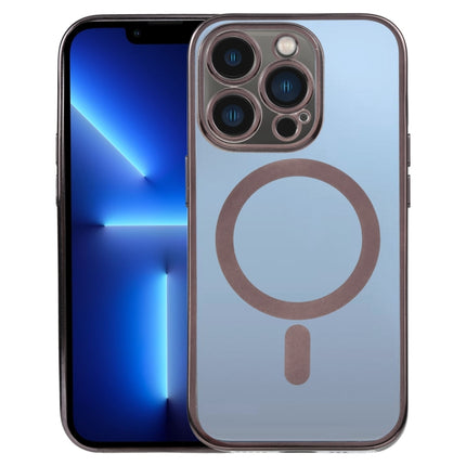 MagSafe Electroplating Straight TPU Phone Case, For iPhone 13, For iPhone 13 Pro