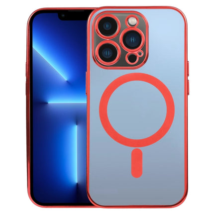 MagSafe Electroplating Straight TPU Phone Case, For iPhone 13, For iPhone 13 Pro