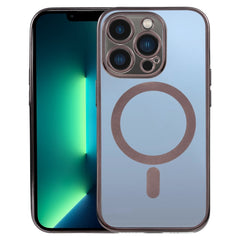 MagSafe Electroplating Straight TPU Phone Case, For iPhone 13 Pro Max, For iPhone 12