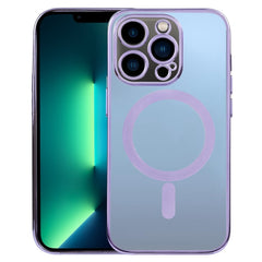 MagSafe Electroplating Straight TPU Phone Case, For iPhone 13 Pro Max, For iPhone 12