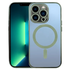 MagSafe Electroplating Straight TPU Phone Case, For iPhone 13 Pro Max, For iPhone 12