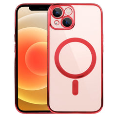MagSafe Electroplating Straight TPU Phone Case, For iPhone 13 Pro Max, For iPhone 12
