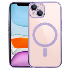 MagSafe Electroplating Straight TPU Phone Case, For iPhone 11, For iPhone 11 Pro
