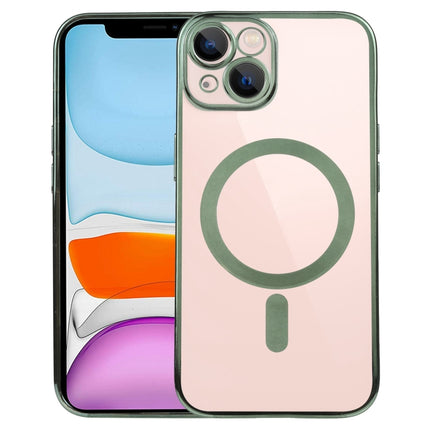 MagSafe Electroplating Straight TPU Phone Case, For iPhone 11, For iPhone 11 Pro