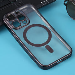 MagSafe Electroplating Straight TPU Phone Case, For iPhone 11 Pro Max
