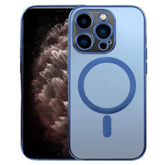 MagSafe Electroplating Straight TPU Phone Case, For iPhone 11 Pro Max