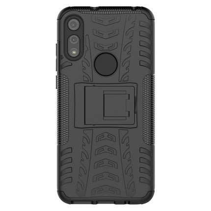 Tire Texture Shockproof TPU+PC Protective Case with Holder