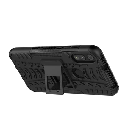 Tire Texture Shockproof TPU+PC Protective Case with Holder