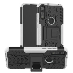 Tire Texture Shockproof TPU+PC Protective Case with Holder, For Motorola Moto E (2020), For Sony Xperia 1 II, For Huawei P40 Lite, For Huawei Y7P