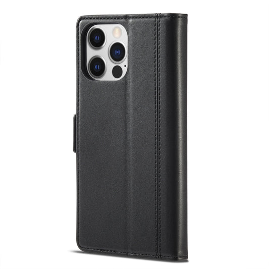 LC.IMEEKE Magnetic Buckle Leather Phone Case with Holder & Card Slots & Wallet, For iPhone 14 Pro Max, For iPhone 14 Pro, For iPhone 14 Plus, For iPhone 14