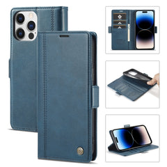 LC.IMEEKE Magnetic Buckle Leather Phone Case with Holder & Card Slots & Wallet, For iPhone 14 Pro Max, For iPhone 14 Pro, For iPhone 14 Plus, For iPhone 14