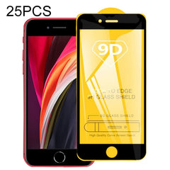 25 PCS 9D Full Glue Full Screen Tempered Glass Film, For iPhone 6 & iPhone 6s, For iPhone 6 Plus &  iPhone 6s Plus, For iPhone 8 & 7, For iPhone 8 Plus &  7 Plus, For Galaxy A01, For Galaxy A11, For Galaxy A21, For Galaxy A31, For Galaxy A41