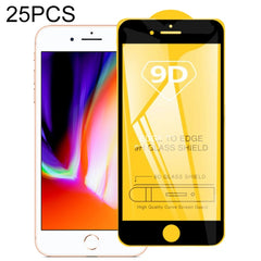 25 PCS 9D Full Glue Full Screen Tempered Glass Film, For iPhone 6 & iPhone 6s, For iPhone 6 Plus &  iPhone 6s Plus, For iPhone 8 & 7, For iPhone 8 Plus &  7 Plus, For Galaxy A01, For Galaxy A11, For Galaxy A21, For Galaxy A31, For Galaxy A41