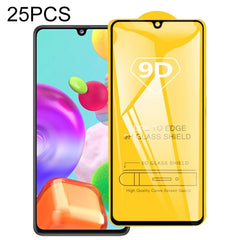 25 PCS 9D Full Glue Full Screen Tempered Glass Film, For iPhone 6 & iPhone 6s, For iPhone 6 Plus &  iPhone 6s Plus, For iPhone 8 & 7, For iPhone 8 Plus &  7 Plus, For Galaxy A01, For Galaxy A11, For Galaxy A21, For Galaxy A31, For Galaxy A41