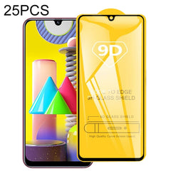 25 PCS 9D Full Glue Full Screen Tempered Glass Film, For iPhone 6 & iPhone 6s, For iPhone 6 Plus &  iPhone 6s Plus, For iPhone 8 & 7, For iPhone 8 Plus &  7 Plus, For Galaxy A01, For Galaxy A11, For Galaxy A21, For Galaxy A31, For Galaxy A41