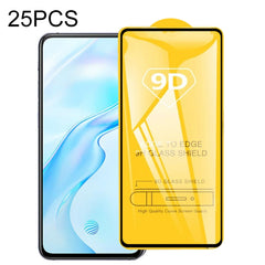 25 PCS 9D Full Glue Full Screen Tempered Glass Film, For iPhone 6 & iPhone 6s, For iPhone 6 Plus &  iPhone 6s Plus, For iPhone 8 & 7, For iPhone 8 Plus &  7 Plus, For Galaxy A01, For Galaxy A11, For Galaxy A21, For Galaxy A31, For Galaxy A41