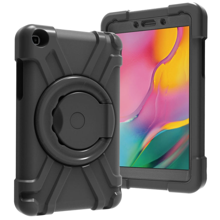 Stoßfeste Kombinationshülle aus PC und Silikon mit um 360 Grad drehbarer Halterung und Griff, für iPad Pro 11 (2020), für Galaxy Tab A 8.0 (2019)