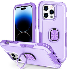 3 in 1 Ring Holder Phone Case, For iPhone 14, For iPhone 14 Plus, For iPhone 14 Pro, For iPhone 14 Pro Max