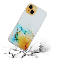 Hollow Marble Pattern TPU Straight Edge Fine Hole Protective Case, For iPhone 14, For iPhone 14 Plus, For iPhone 14 Pro, For iPhone 14 Pro Max