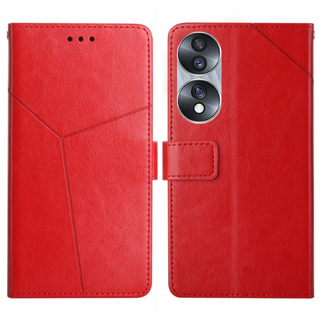 HT01 Y-shaped Pattern Flip Leather Phone Case, For Honor 70, For Realme GT Neo2, For Realme GT Neo 3