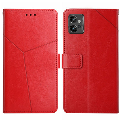 HT01 Y-shaped Pattern Flip Leather Phone Case, For Motorola Moto G32, For Nothing Phone 1, For OPPO A57 4G/A77 4G/Realme Narzo 50 5G/Realme V23, For Xiaomi Poco C40