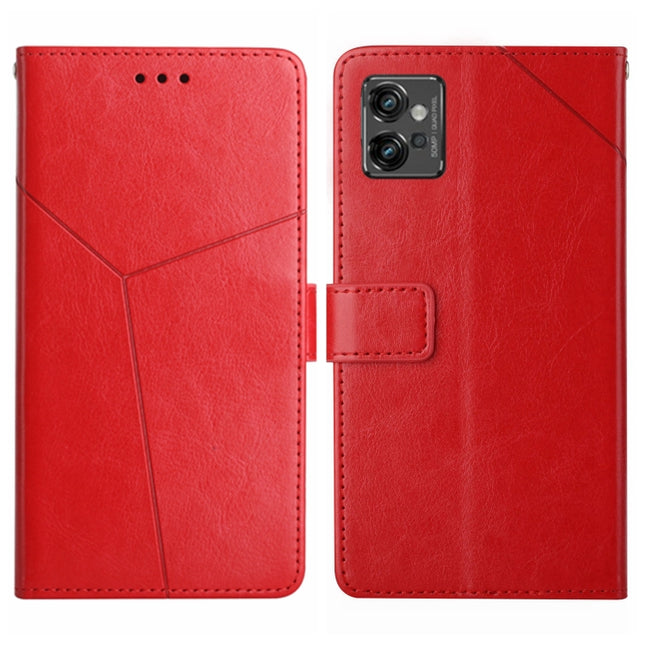 HT01 Y-shaped Pattern Flip Leather Phone Case, For Motorola Moto G32, For Nothing Phone 1, For OPPO A57 4G/A77 4G/Realme Narzo 50 5G/Realme V23, For Xiaomi Poco C40