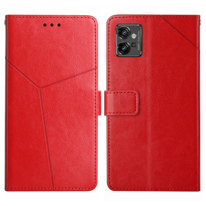 HT01 Y-shaped Pattern Flip Leather Phone Case, For Motorola Moto G32, For Nothing Phone 1, For OPPO A57 4G/A77 4G/Realme Narzo 50 5G/Realme V23, For Xiaomi Poco C40