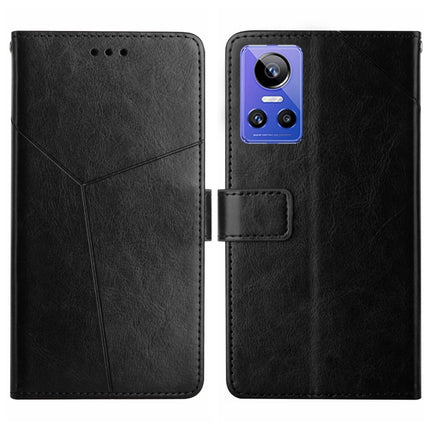 HT01 Y-shaped Pattern Flip Leather Phone Case, For Honor 70, For Realme GT Neo2, For Realme GT Neo 3