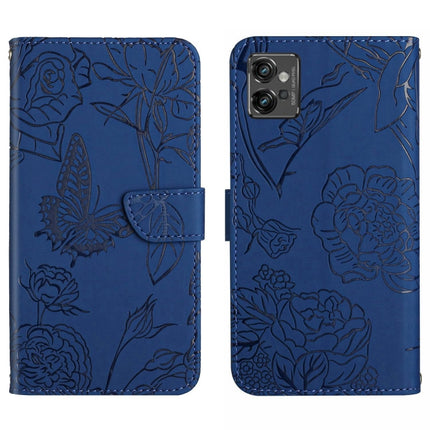 HT03 Skin Feel Butterfly Embossed Flip Leather Phone Case, For Motorola Moto G32, For Nothing Phone 1, For OPPO A57 4G/A77 4G/Realme Narzo 50 5G/Realme V23, For Xiaomi Poco C40