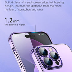 TOTUDESIGN AA-155 Series Electroplating TPU Phone Case, For iPhone 14, For iPhone 14 Plus, For iPhone 14 Pro, For iPhone 14 Pro Max