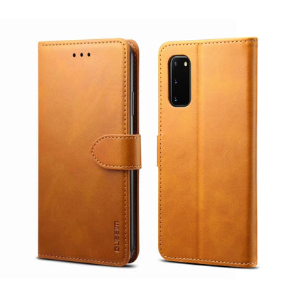 GUSSIM Business Style Horizontal Flip Leather Case with Holder & Card Slots & Wallet, For Galaxy A51