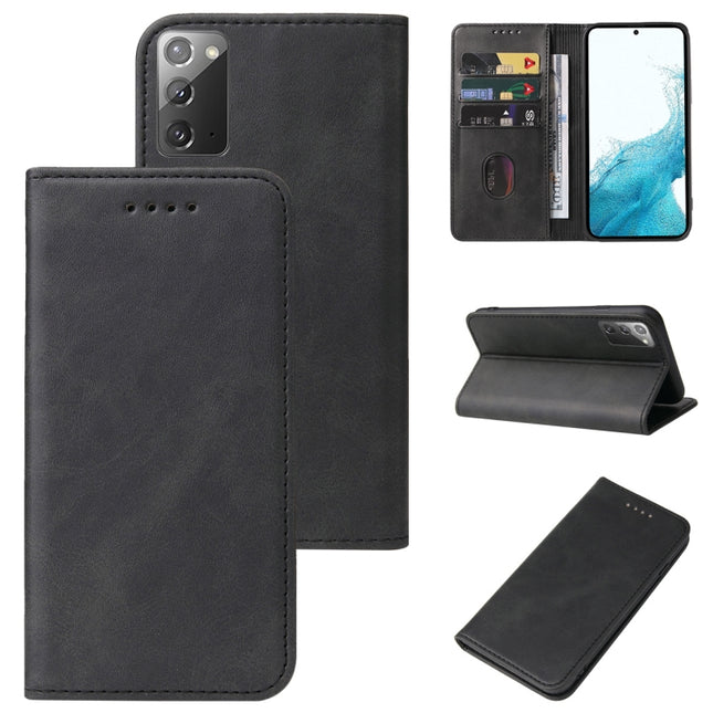 Calf Texture Magnetic Flip Leather Phone Case, For Samsung Galaxy A03s, For Samsung Galaxy A13 5G, For Samsung Galaxy A22 5G, For Samsung Galaxy A33 5G, For Samsung Galaxy A82 5G, For Samsung Galaxy S22 5G, For Samsung Galaxy S22+ 5G                   ...