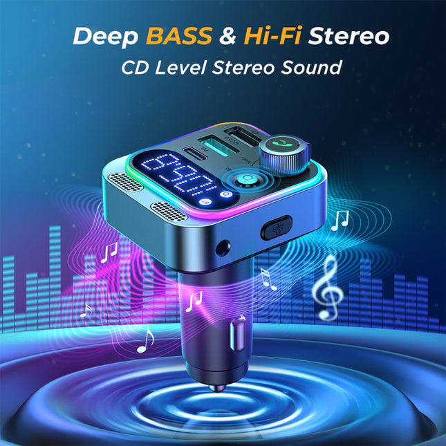 JOYROOM JR-CL16 48W Bluetooth 5.0 Auto-FM-Transmitter, JR-CL16