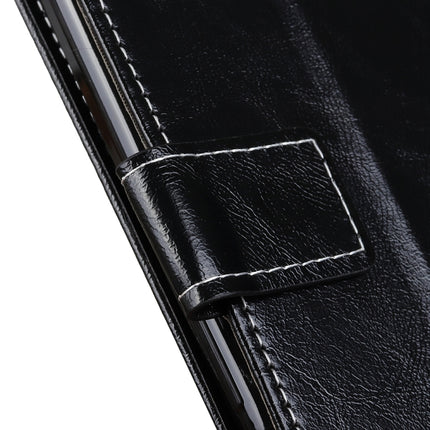 Estuche vintage Crazy Horse PU + + de cuero izquierdo y derecho con marco de fotos y soporte y hebilla delantera y trasera, para iPhone SE 2022 / SE 2020